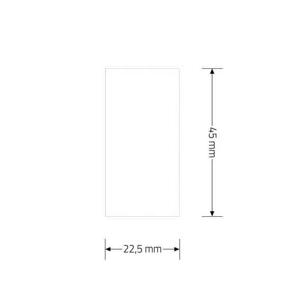 LIVOLO Заглушка для розетки LIVOLO, біла, модуль 22.5×45 мм, 0.5 поста (VL-FCMB-1WP) Коломия