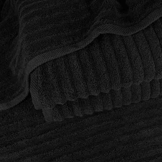 Рушник махровий GM Textile 50x90см Преміум якості Зеро Твіст 550г/м2 (Графіт) Суми