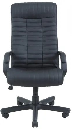 Офісне Крісло Керівника Richman Provence Шкіра Lux Пластік Rich М1 Tilt Чорний Київ
