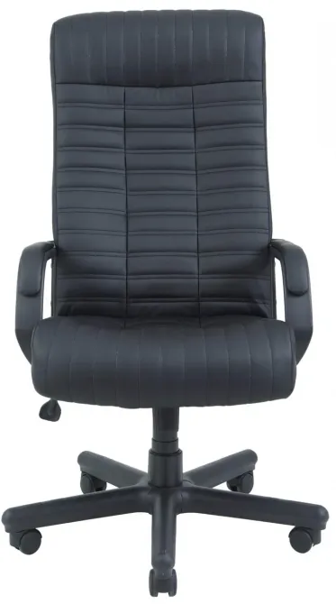 Офісне Крісло Керівника Richman Provence Шкіра Lux Пластік Rich М1 Tilt Чорний Київ - фото 2