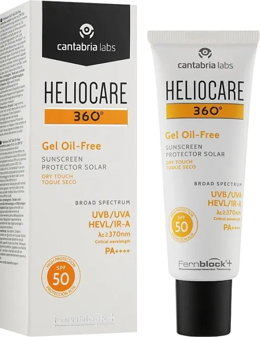Солнцезащитный гель на водной основе SPF50 HELIOCARE 360º GEL OIL-FREE SPF50 CANTABRIA, 50 мл Днепр - изображение 1