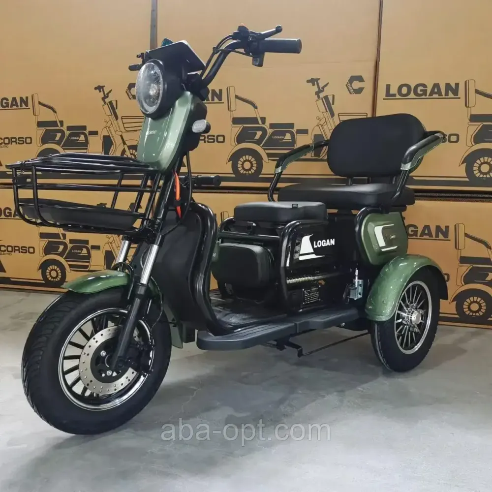 Електротрицикл з кузовом ID LOGAN S 1500W-72V-20Ah LiFePO4 шини 10«/10» купити дешево в Україні Одеса - фото 2