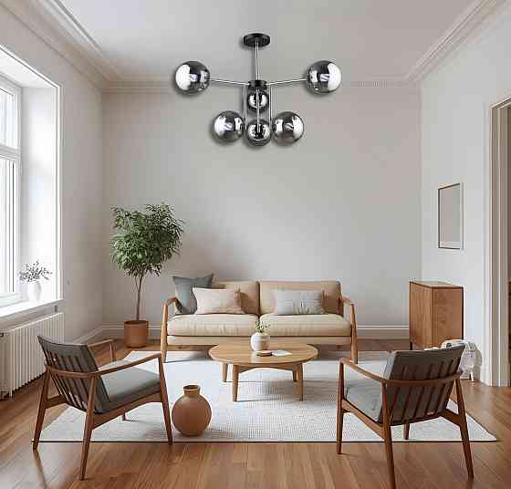 VALESO Люстра K2307/6 Чорний + Хром Киев