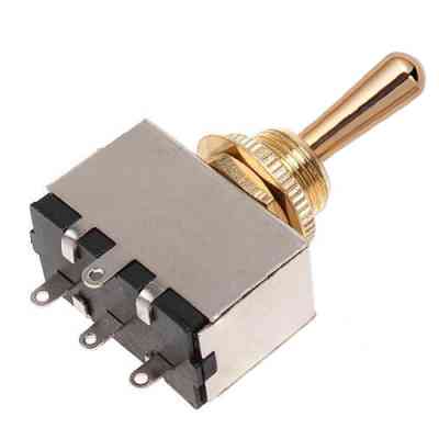 Переключатель для гитары Paxphil Closed 3-Way Toggle Switch (Gold) (TGS206) Винница