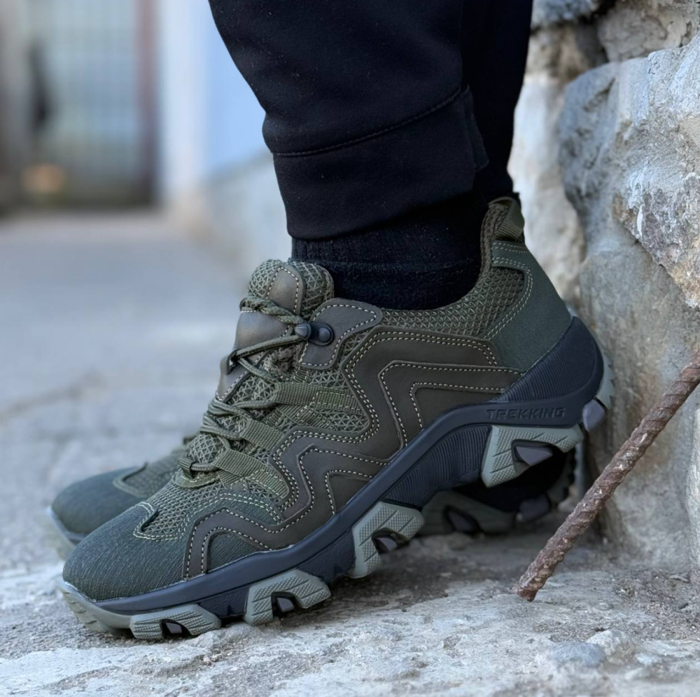 Мужские тактические кроссовки олива – армейские летние, легкие, комфортные, для тренировок, полиции и спецназо Львов - изображение 7