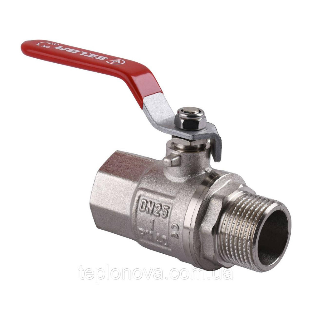 Кран шаровый прямой SELBA 1″ НВ КР SL1505 Черновцы - изображение 2