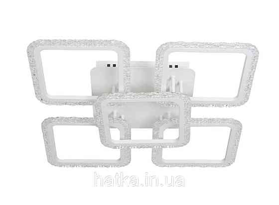 Люстра потолочная светодиодная VALESO Акрил/Металл Белый 130W 2966/4+1 Киев