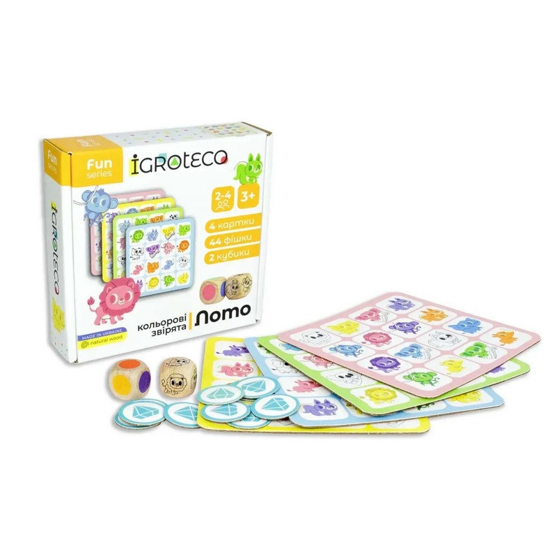 Детская настольная игра Умное Лото 