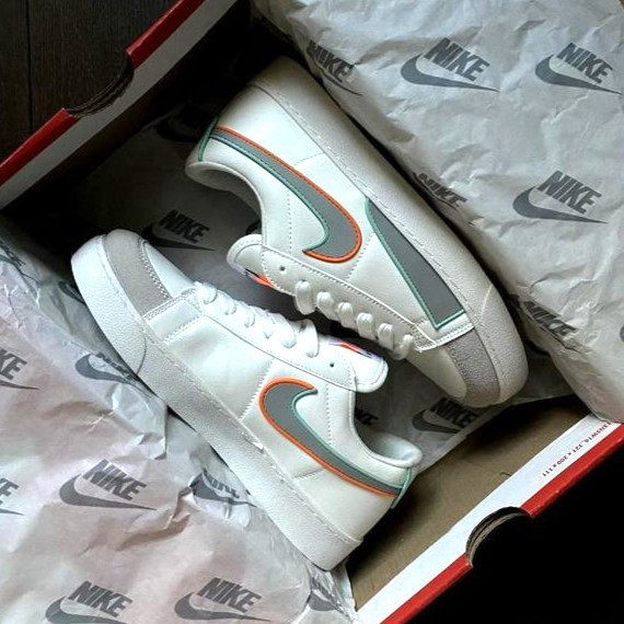 Кросівки Nike Бежеві Чоловічі Білі Форси Шкіряні Кеди Найк (розміри: 40,41,42,43,44) - 203 Дніпро - фото 2