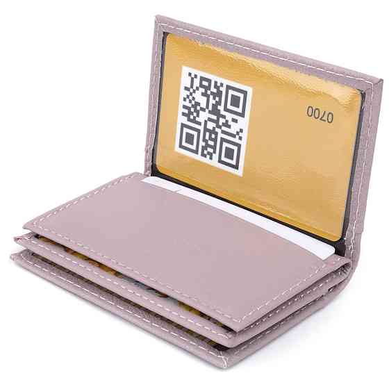 Визитница-книжка ST Leather 19216 Лиловая Киев