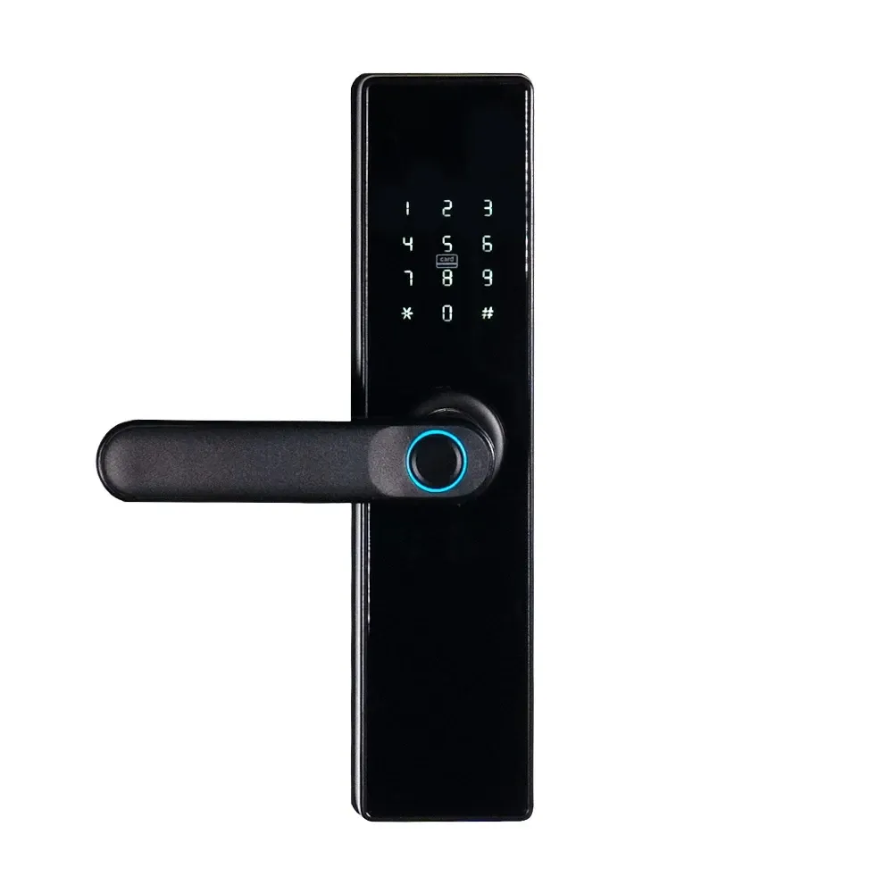 Замок біометричний автономний Trinix TRL-5402BTF Black з Bluetooth, зчитувачем відбитків пальців і карт Mifare (65-00071) Київ - фото 8