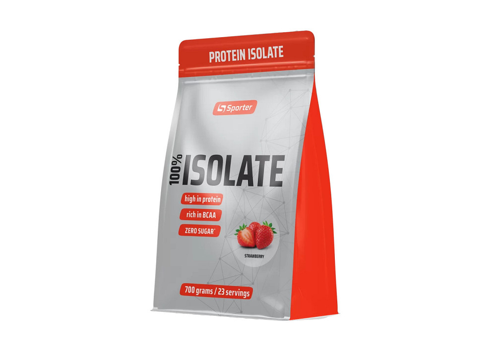 Протеин Sporter 100% Isolate 700 г (Клубника) Луцк - изображение 1