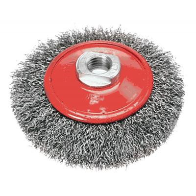 Щетка для электроинструмента Verto на дриль, щітка дротяна дискова, 100 мм x M14 (62H112) Винница - изображение 1