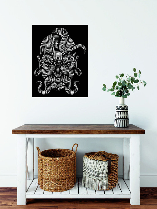 Декоративное настенное Панно «Козак» Декор на стену Киев - изображение 3