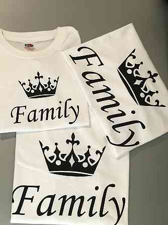 Футболки в стилі Family look для мами, тата та дитини Family Чернівці