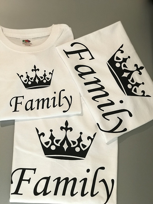 Футболки в стилі Family look для мами, тата та дитини Family Чернівці - фото 4