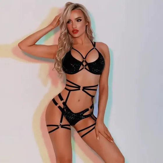 Комплект жіночої еротичної білизни JSY 5962 One Size Львів