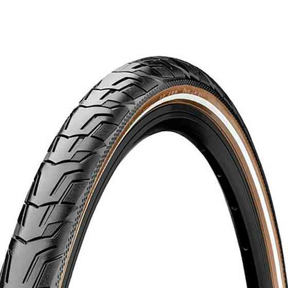 Покрышка Continental Ride City 28" | 700 x 42C (40C) черная/коричневая, не складная, светоотражающая Киев