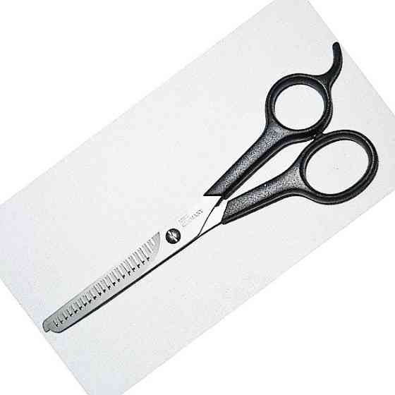Перукарські ножиці Mertz для філіровки (1-сторонні), пластикові ручки, довжина леза – 6,3 см Київ