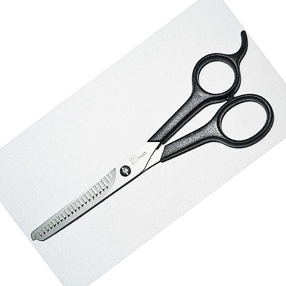 Перукарські ножиці Mertz для філіровки (1-сторонні), пластикові ручки, довжина леза – 6,3 см Київ - фото 1