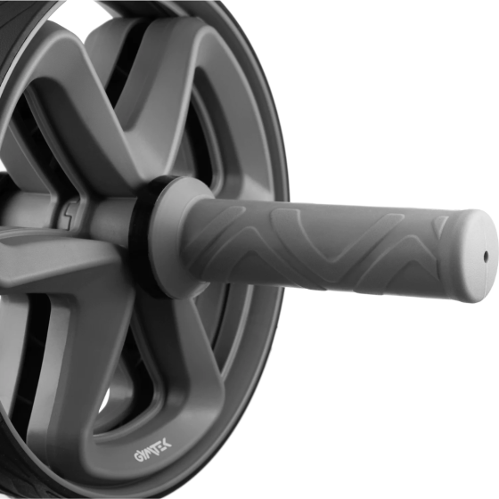 Ролик для пресу подвійний Gymtek чорний Київ