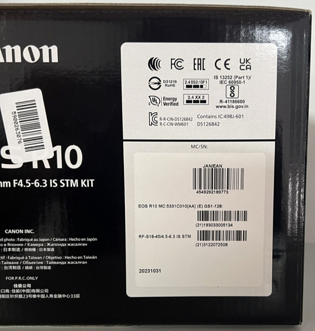 Фотоаппарат: Ganon EOS R10 Kit (RF-S 18-45mm) IS STM ( 5331C010) Харьков - изображение 2