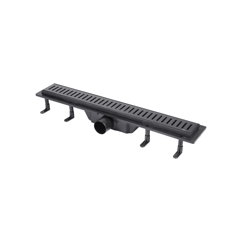 Трап Qtap Dry FF304-600MBLA линейный с сухим затвором и нержавеющей решеткой 600х73 Киев - изображение 1