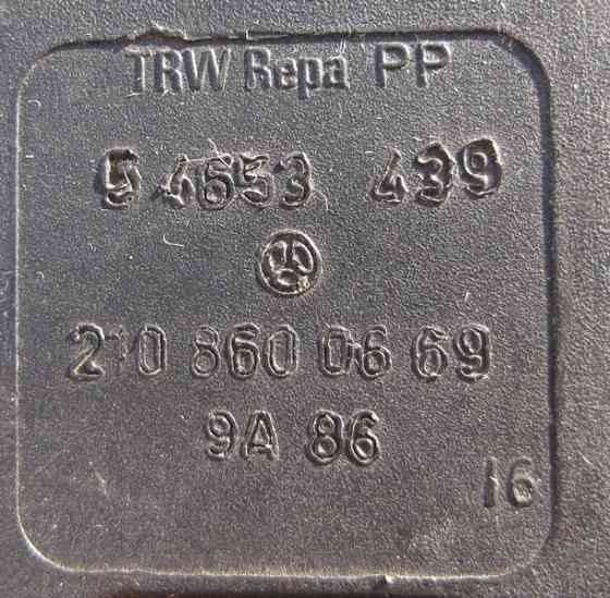 Mercedes-Benz  A2108600669 9A86 Засувка ременя безпеки задня права та центральна E-Class W210 Одеса