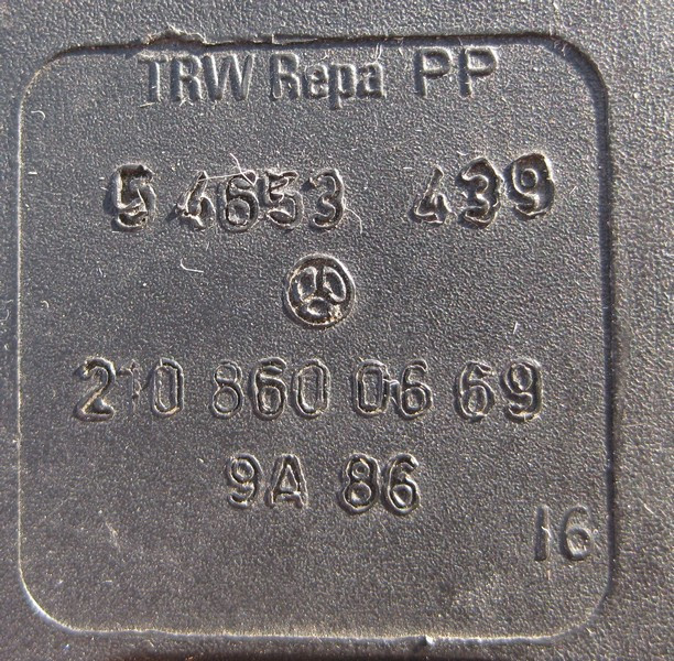 Mercedes-Benz  A2108600669 9A86 Засувка ременя безпеки задня права та центральна E-Class W210 Одеса - фото 2