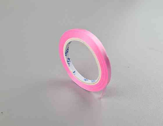 Стрічка для повітряних куль і подарунків 0.5 см х 5 метрів рожева (1 пачка) Харків