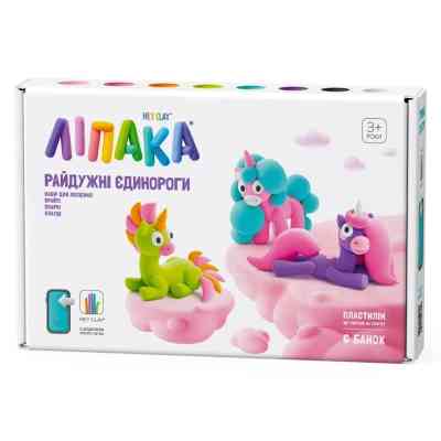 Набор для творчества Lipaka пластилину, Райдужні єдиногори Брайті, Спаркі, Клауді (60054-UA01) Винница