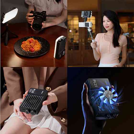 Накамерный свет 25Вт с рассеивателем CRI 96+ 2700-6500К Ulanzi PL25 Киев