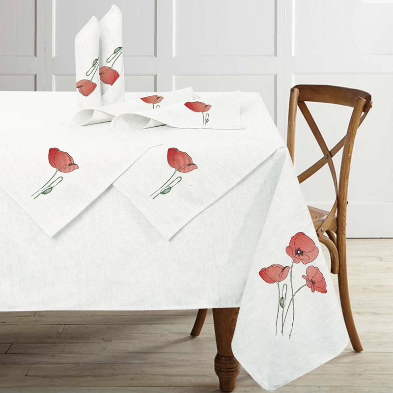 Набір скатертина льон + серветки Київ - фото 5