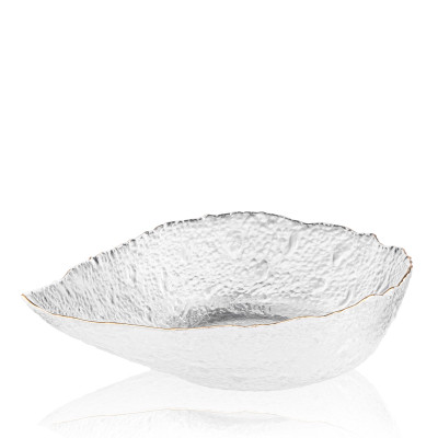 Салатник Ardesto Leaf 21.5см, скло, прозорий (AR5009) Вінниця - фото 2