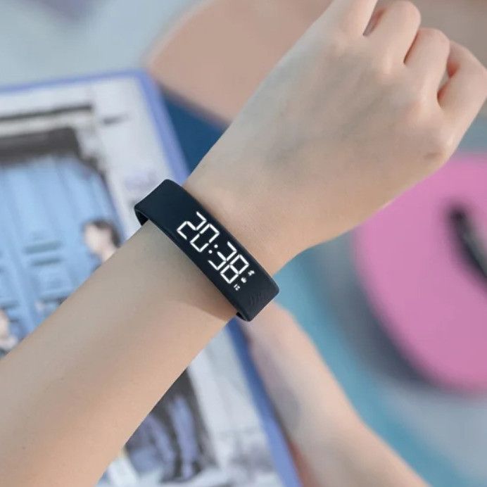 Часы наручные электронные Digital Runner Band Черный Винница - изображение 6