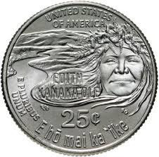 США 25 млн 2023 Едіт Канакаоле — Американські Жінки, 7 монета Полтава - фото 1