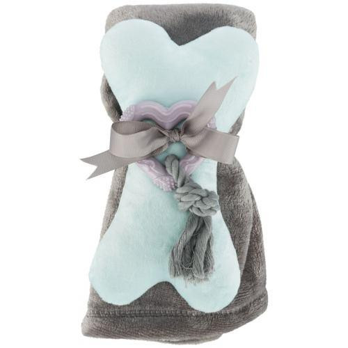 Набор Trixie Одеяло и две игрушки для щенков, 22 см/13 см, 3 шт (полиэстер/коттон/резина) Винница - изображение 4