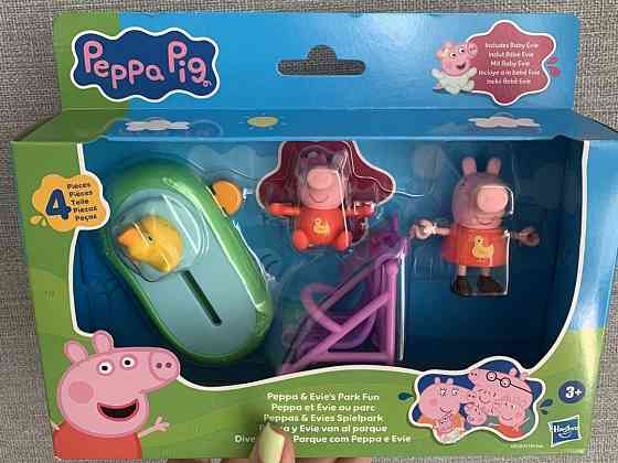 Свинка Пеппа Еві Сестрички на прогулянці Peppa Pig Evie Baby park fun. Харків