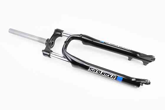 Вилка 27,5" амортизаційна, без різьби 1-1/8" (28,6мм), шток 255мм, з ходом 80мм, Disk-brake, Preload, алюмінієва, чорна XCE 28 Київ