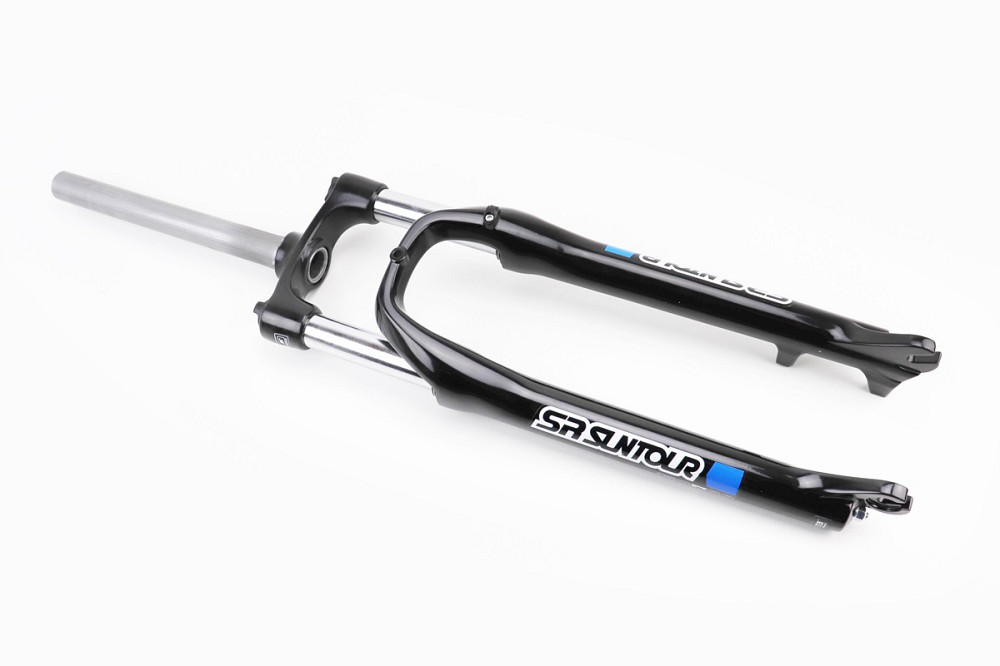 Вилка 27,5" амортизаційна, без різьби 1-1/8" (28,6мм), шток 255мм, з ходом 80мм, Disk-brake, Preload, алюмінієва, чорна XCE 28 Київ - фото 1