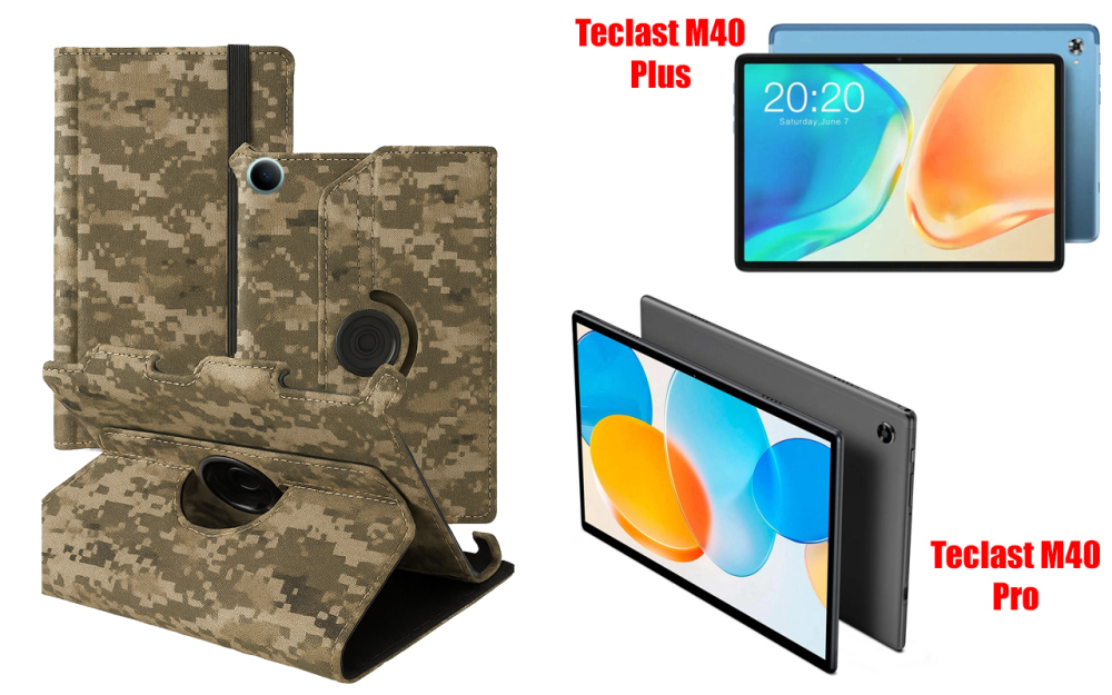 Чохол Spinner360 для планшета Teclast M40 Plus, M40 Pro, колір Xaki Київ - фото 1