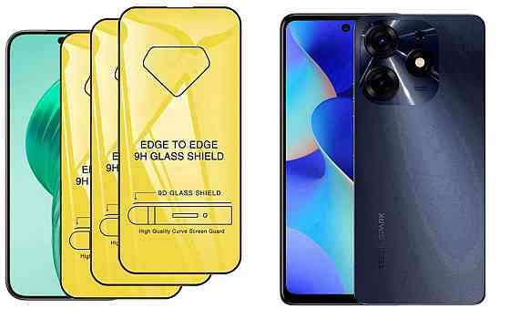 Защитное стекло DefenzoGlass для Tecno Spark 10, Spark 10 5G – двойная прочность Киев