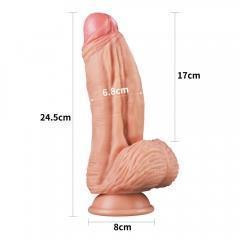 Фаллоимитатор - Dual-Layered Silicone Cock 10