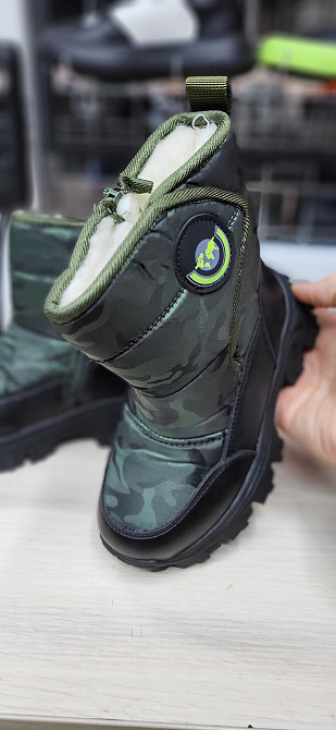 Детские  зимние дутики милитари хаки 27,29,30 Николаев - изображение 3