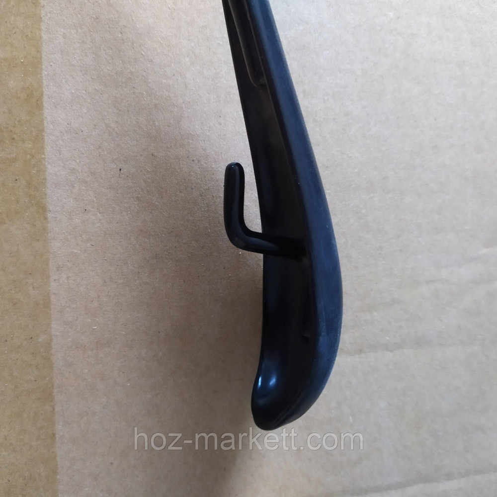 Вішалки плічка, тремпель металевий у чорному силіконі з хромованим гачком широкі з декором дерево. Харків - фото 6