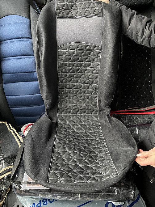 Чехлы на сиденье, авточехлы универсальные, комплект 4 шт. Киев - изображение 1