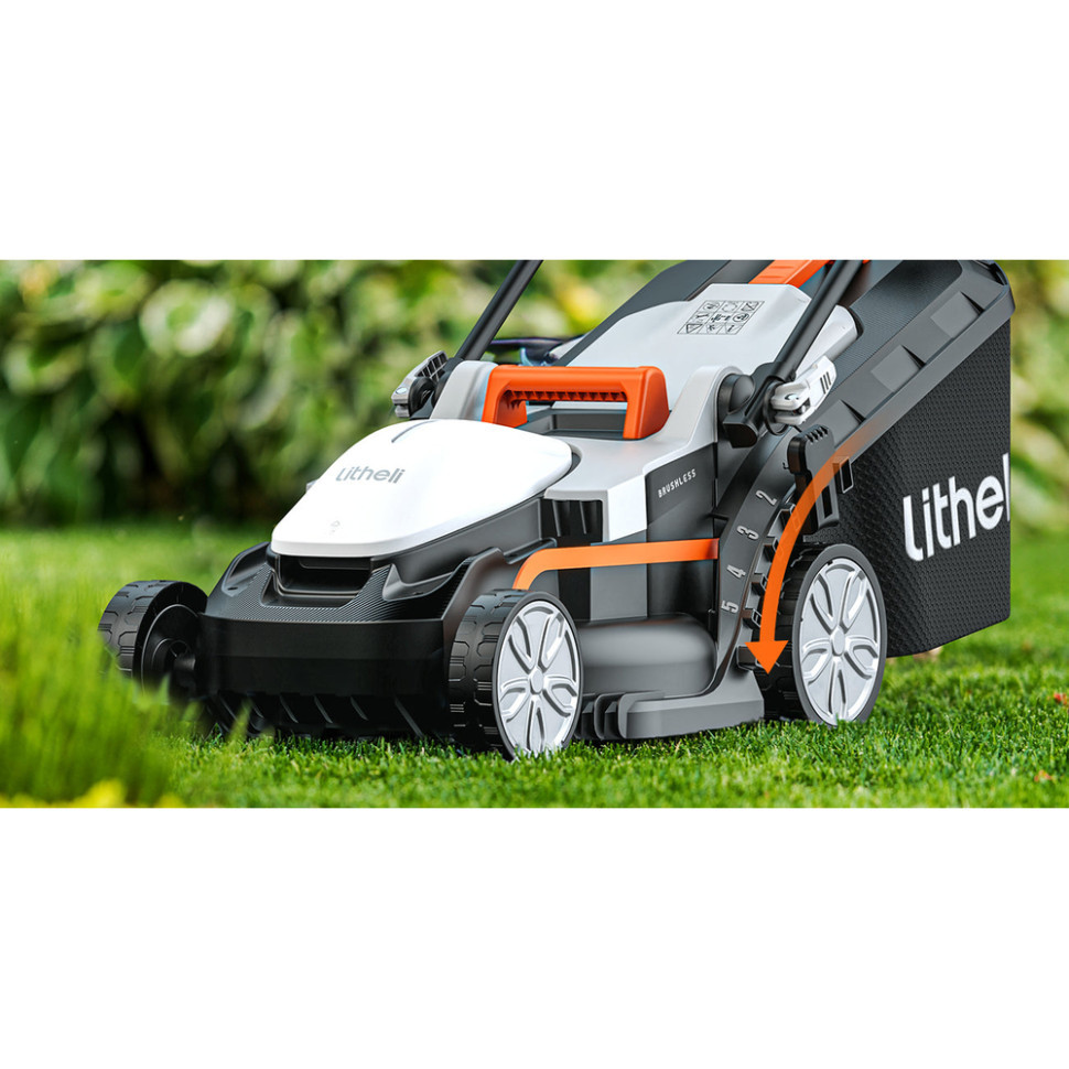 Акумуляторна газонокосарка Litheli, живлення від павербанку (УМБ Litheli Power Bank 20000 mAh, 45 W, 4А SE в комплекті) Київ - фото 2