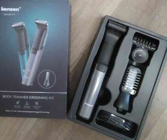 Бритва Тример для обличчя й тіла зі змінними насадками S15 чорний Kensen. Київ