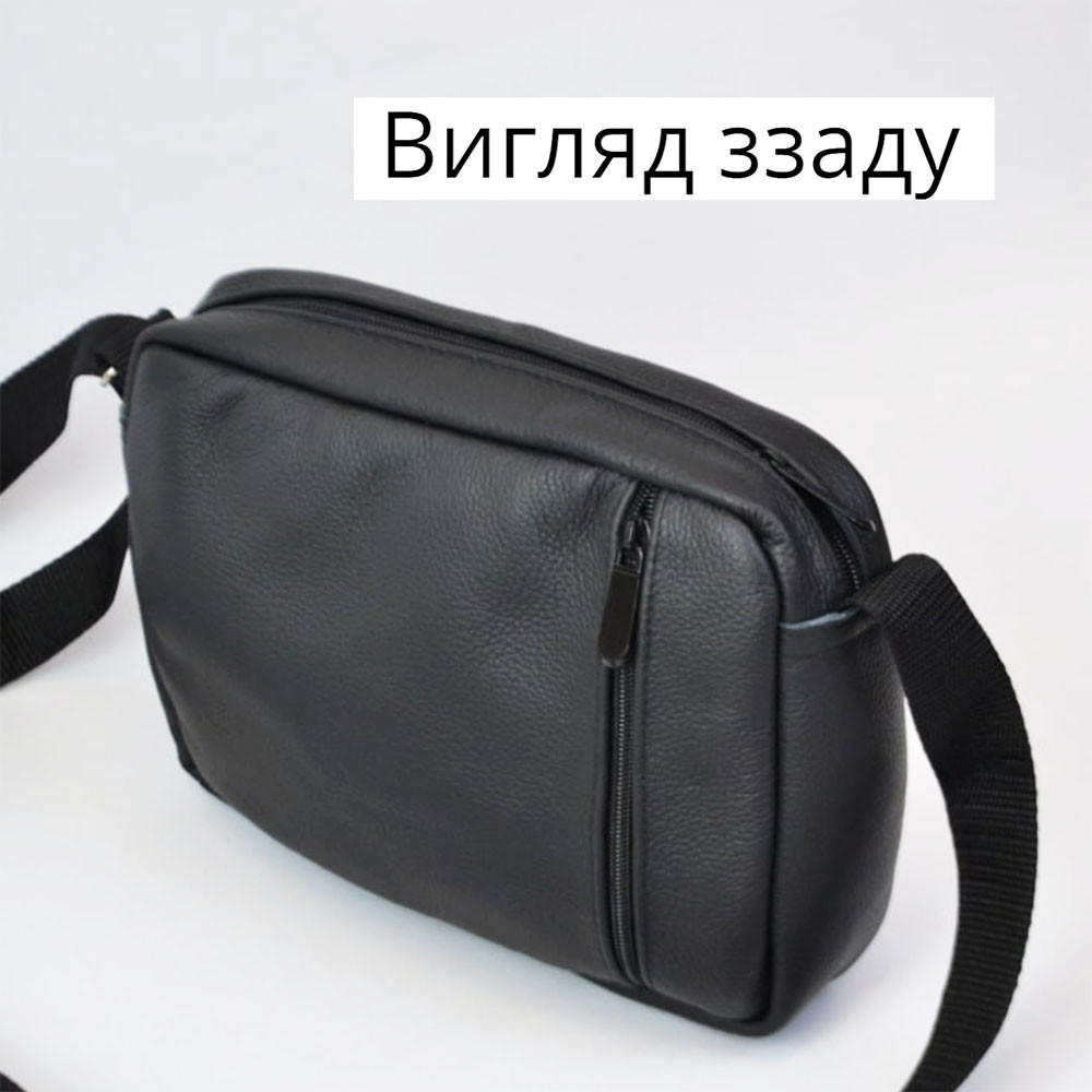 Повседневная сумка-мессенджер, Сумка мужская черная вертикальная ежедневная, Офисная QF-636 сумка мессенджер Киев - изображение 7