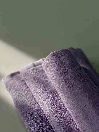 Комплект полотенец однотонных Ideal Textile 40х70+50х90+70х140 см 400 г/м2 (56860941) ліловий Черновцы